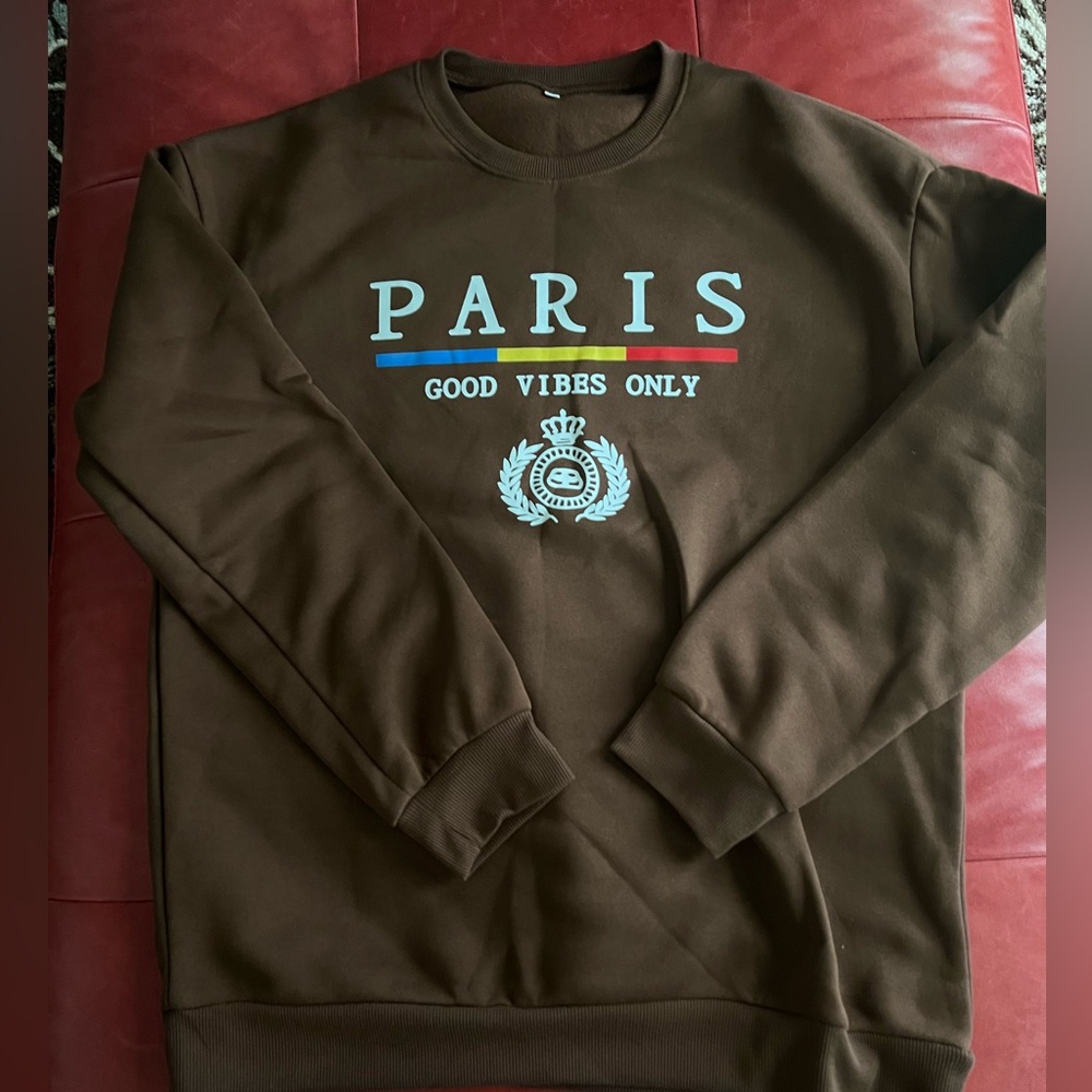 Shein brown sweatshirt size xl